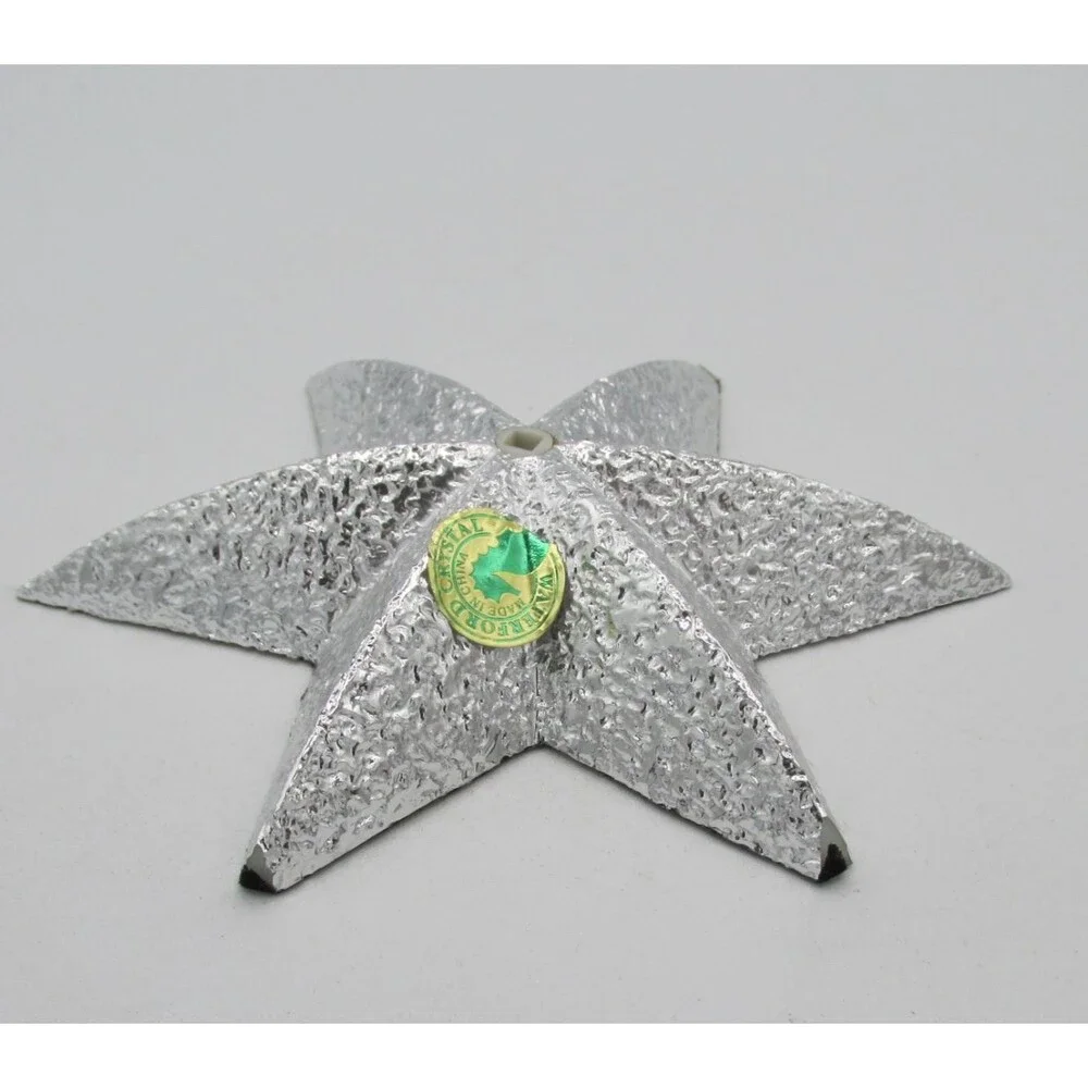 2003 WATERFORD Silver Plated Star Christmas Ornament Stand Hanger 142173